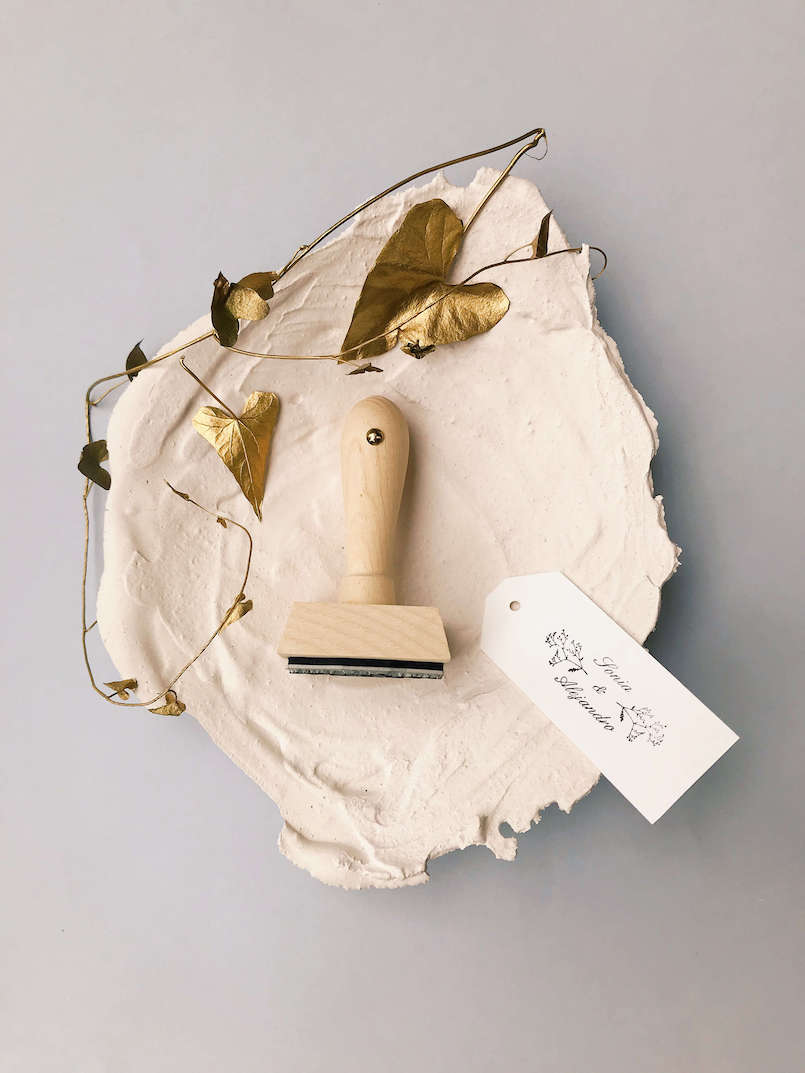 Etiquetas bonitas de boda Marmarina